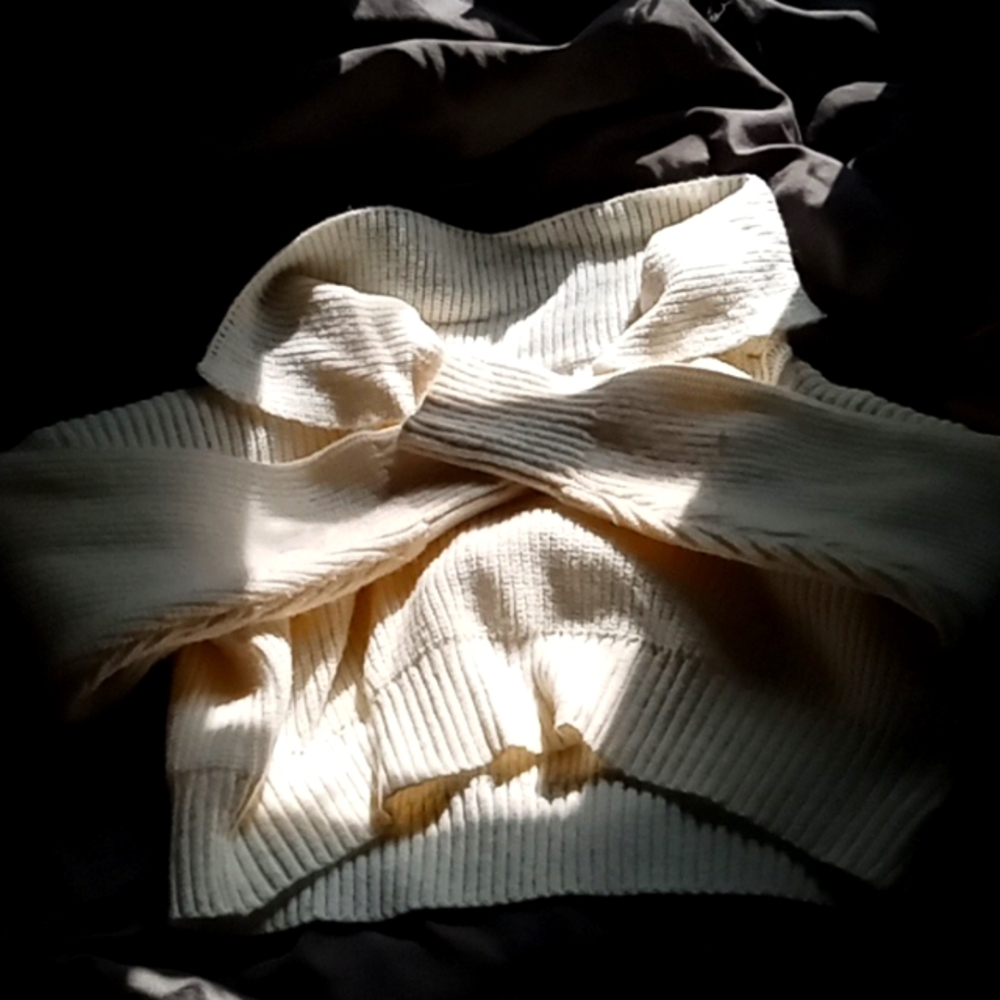 White cute sweater